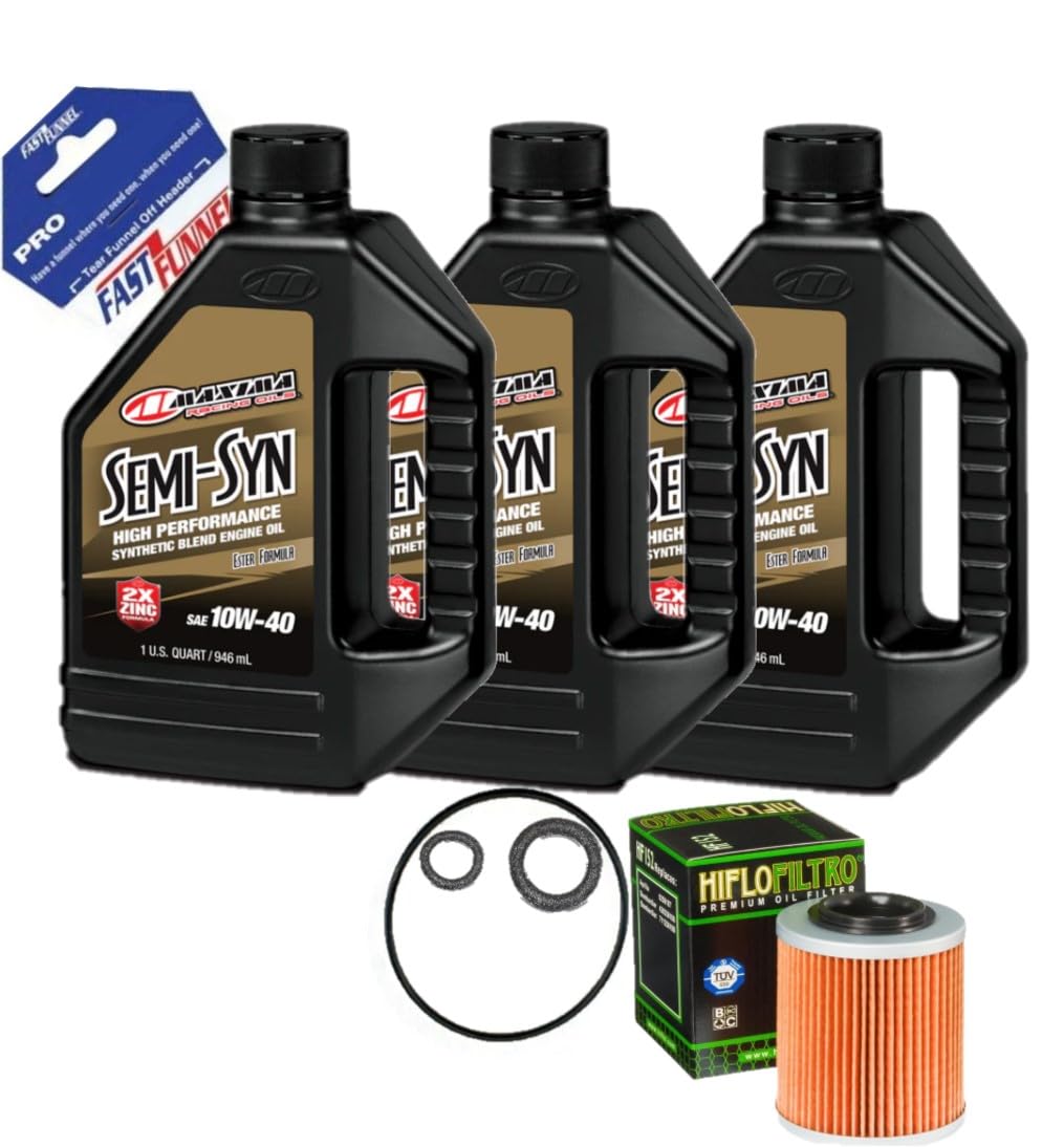 New Semi Syn. Oil Change Kit Compatible With CF-Moto ZForce UForce CForce 400 500 600 800 1000