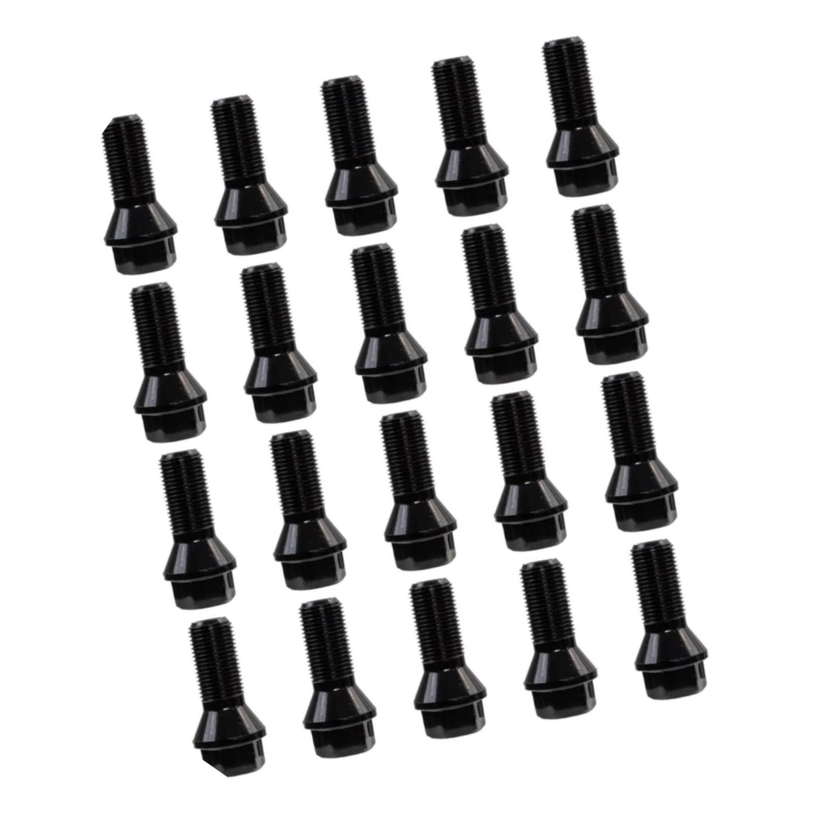 Goujons de Roue Compatible avec BMW pour F01 pour F02 Goujons De Roue De Voiture 20x M14x1.25 Cosse pour Jeu De Boulons Écrou Moyeu Vis Goujon De Pneu 36136781151