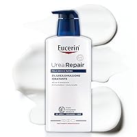 Eucerin Urea Repair Emulsione Idratante 5% 400 ml, Crema idratante corpo per 48 ore e lenitiva