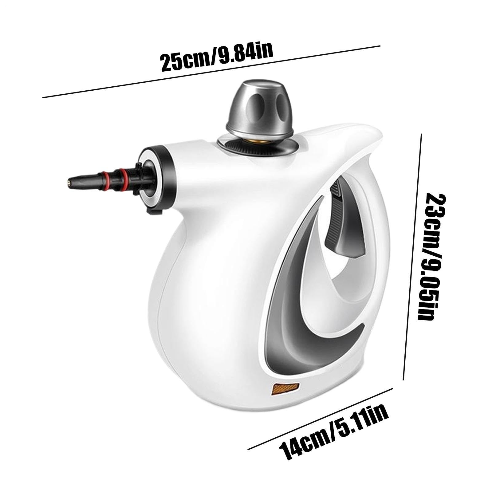 Limpiador a Vapor Portátil Potente y, Limpiador Portátil | Herramienta de Vapor para Juntas Para Coches, Cocina, Muebles, Ventanas, Suciedad y Grasa
