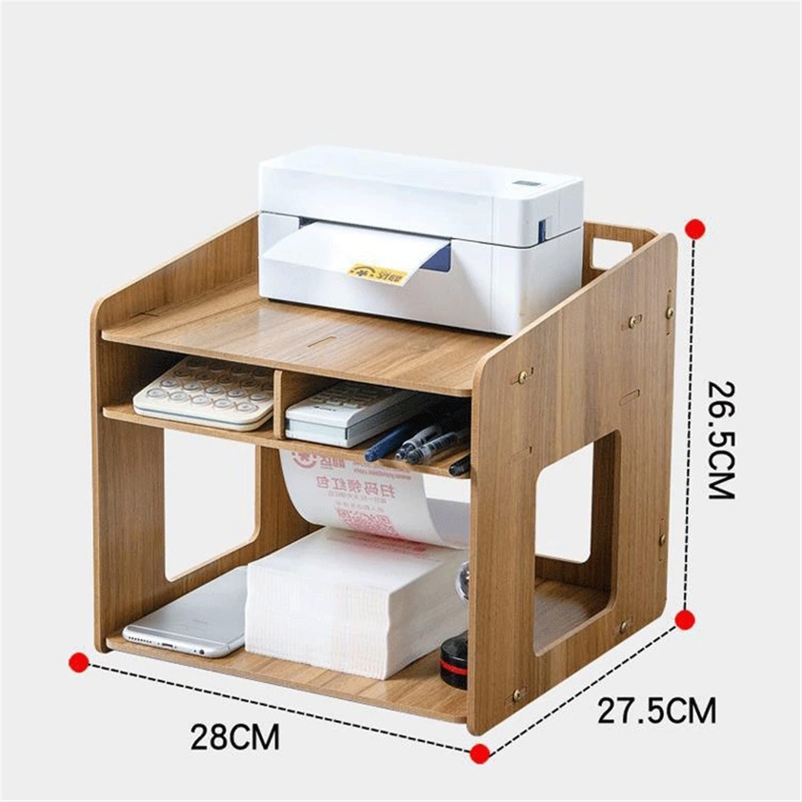 Stand di Stampa per Ufficio Stampante Stand Office Desktop Small File Organizzatore Home Desktop Scaffale for la casa Multifunzione Scaffale Stampante Staffa Scanner Fax (Color : A)
