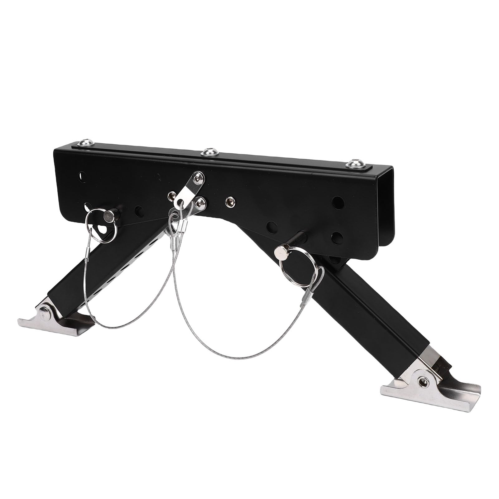 Generic Zestaw Stabilizatora Stopnia do Pojazdu Kempingowego, Wytrzymały Stabilizator Schodów do Pojazdu Kempingowego, Składany i z regulacją Wysokości, Zestaw Stabilizujący Samochodów Kempingowych,