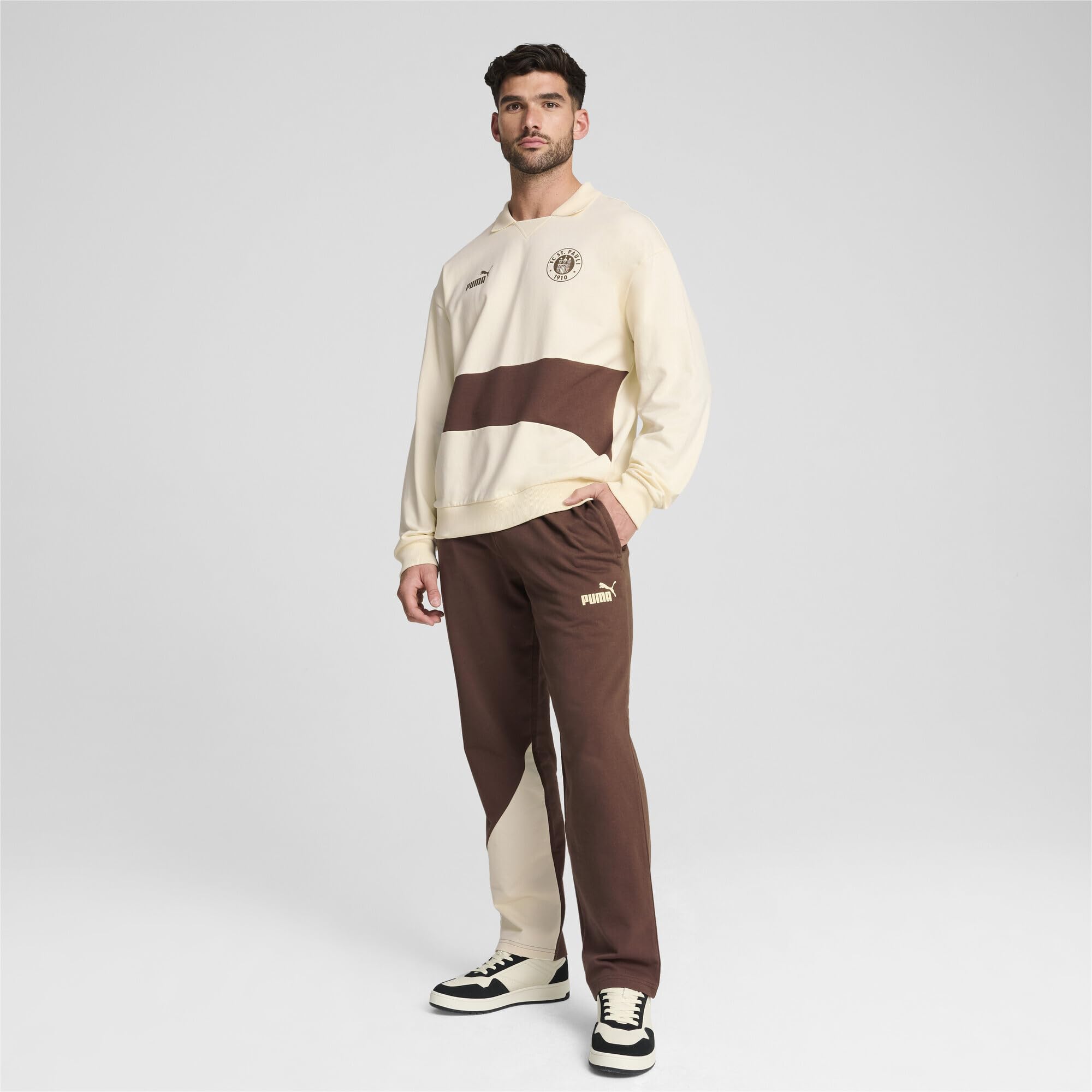 PUMA FC St. Pauli ftblCulture+ Sweatshirt Beige Unisex