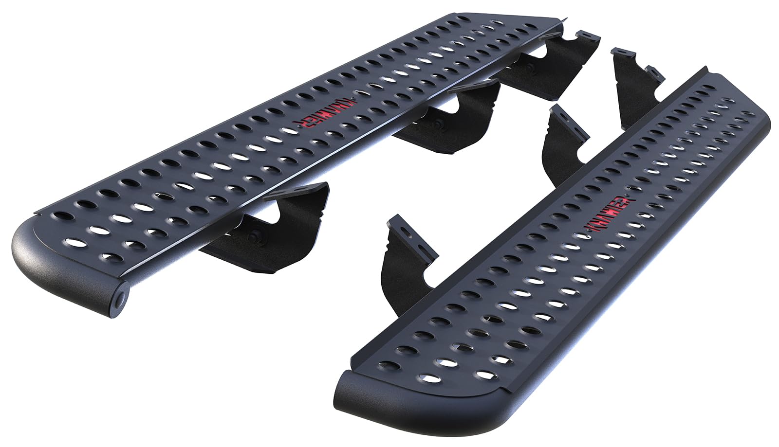 running boards for 2024+tacoma double cab/crew cab with 4 full size doors, black side steps,truck step bar,textured black powder no drilling (2pcs)