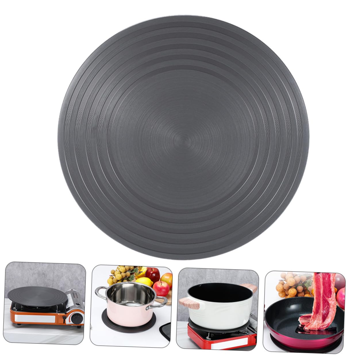 Piastra Diffusore Calore Gas Protezione Pentola da Ustioni Riduttore Fiamma per Gas Accessorio Cucina per Cottura Uniforme e Sbrinamento Rapido