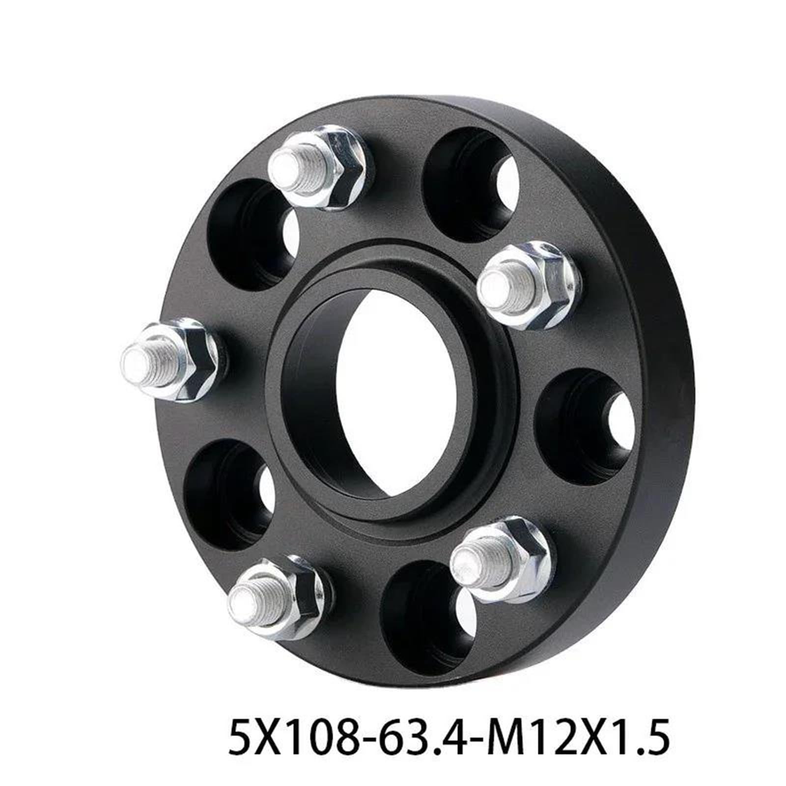 Separadores De Rueda Para Ford Para Focus Para C-MAX Para Taurus Espaciador De Ruedas Forjadas Centradas En El Cubo, PCD 5x108 CB, 63,4 Mm Espaciadores De Rueda(15mm)
