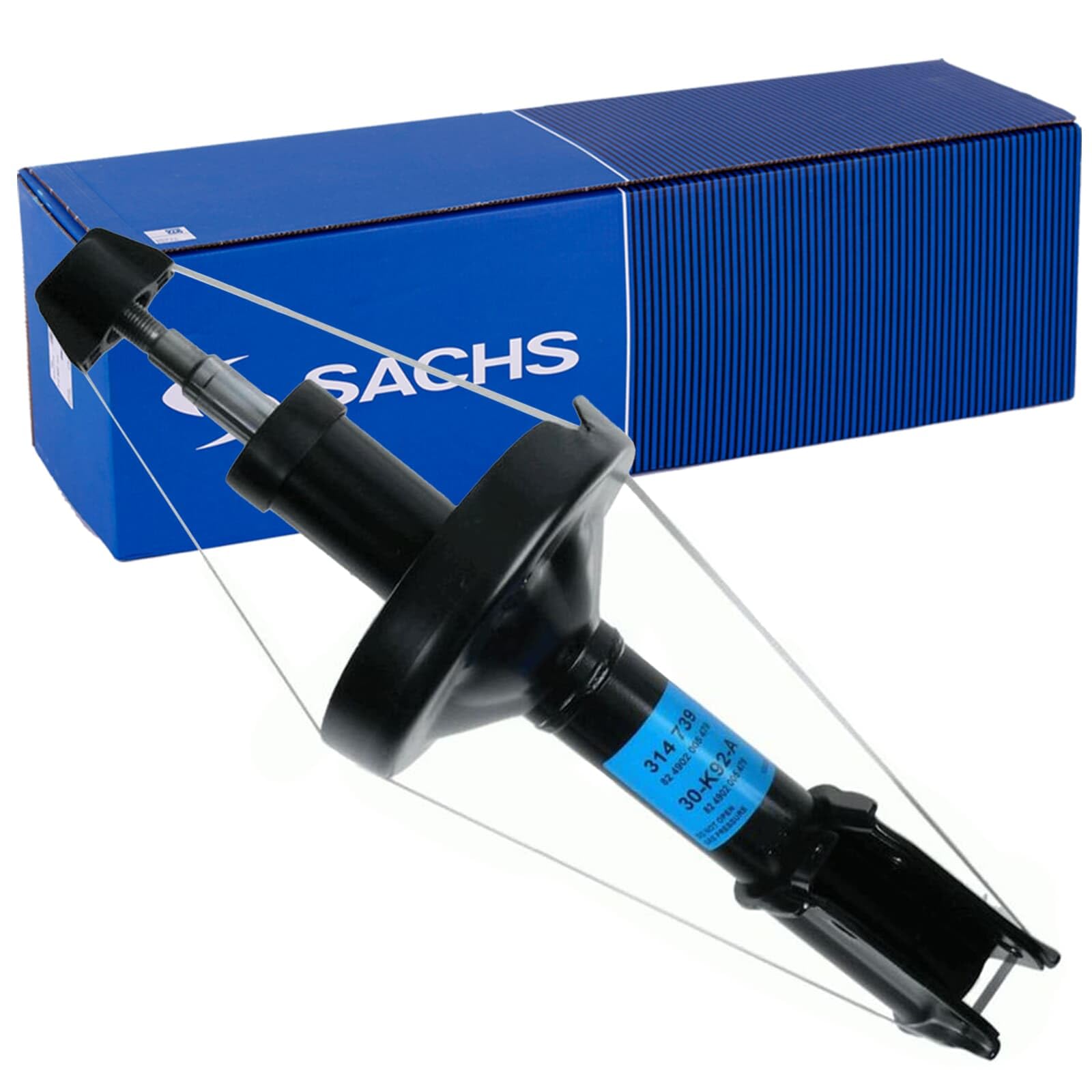 SACHS 314 739 Amortiguador compatible con Renault Clio Mio II (BB_, CB_) 1998-2016 Eje Delantero y Otros Vehículos