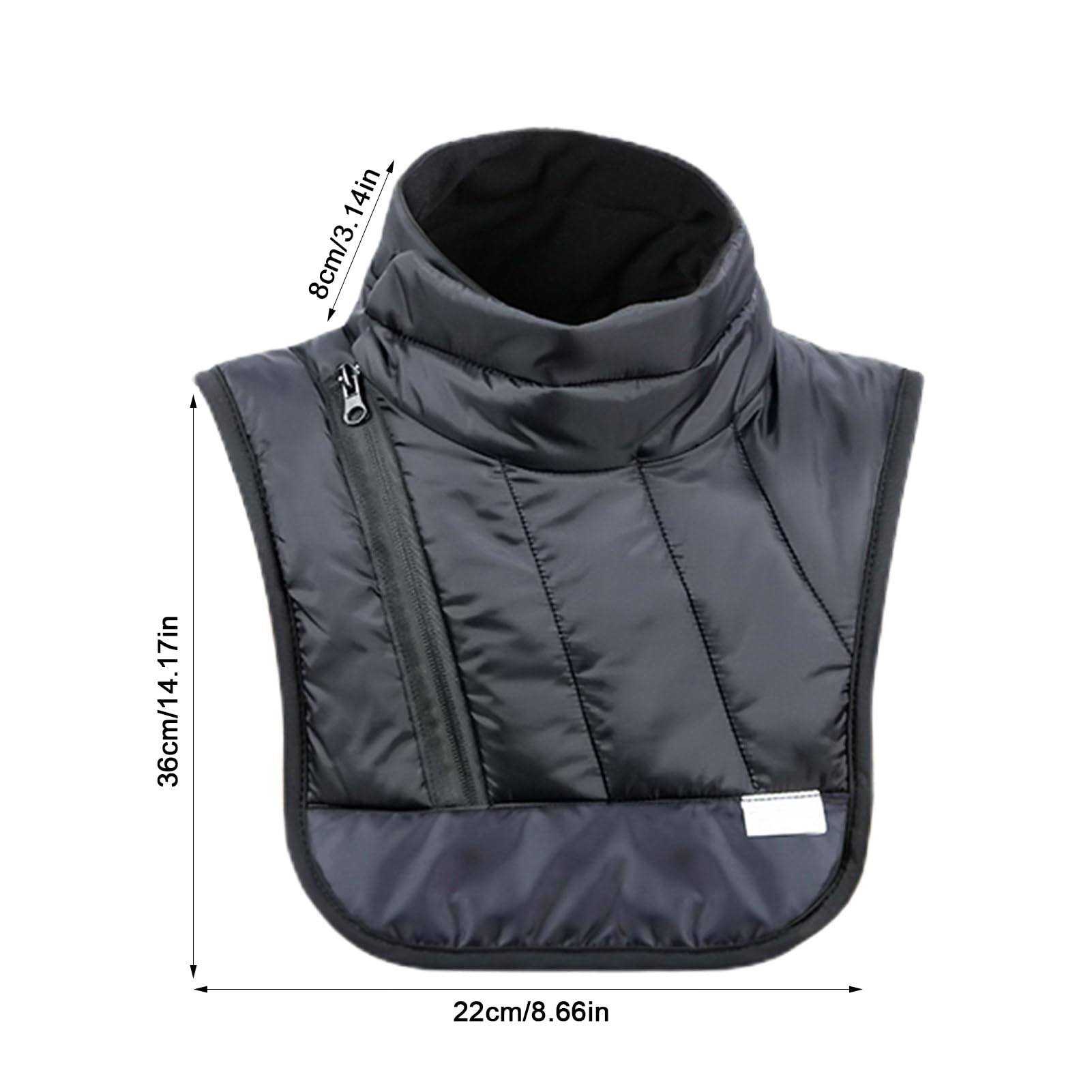 Oscenny Cache-Cou Moto Hiver Coupe-Vent Respirant – Cagoule Ski Vélo Moto Avec Boucle Oreille Réglable Homme Femme