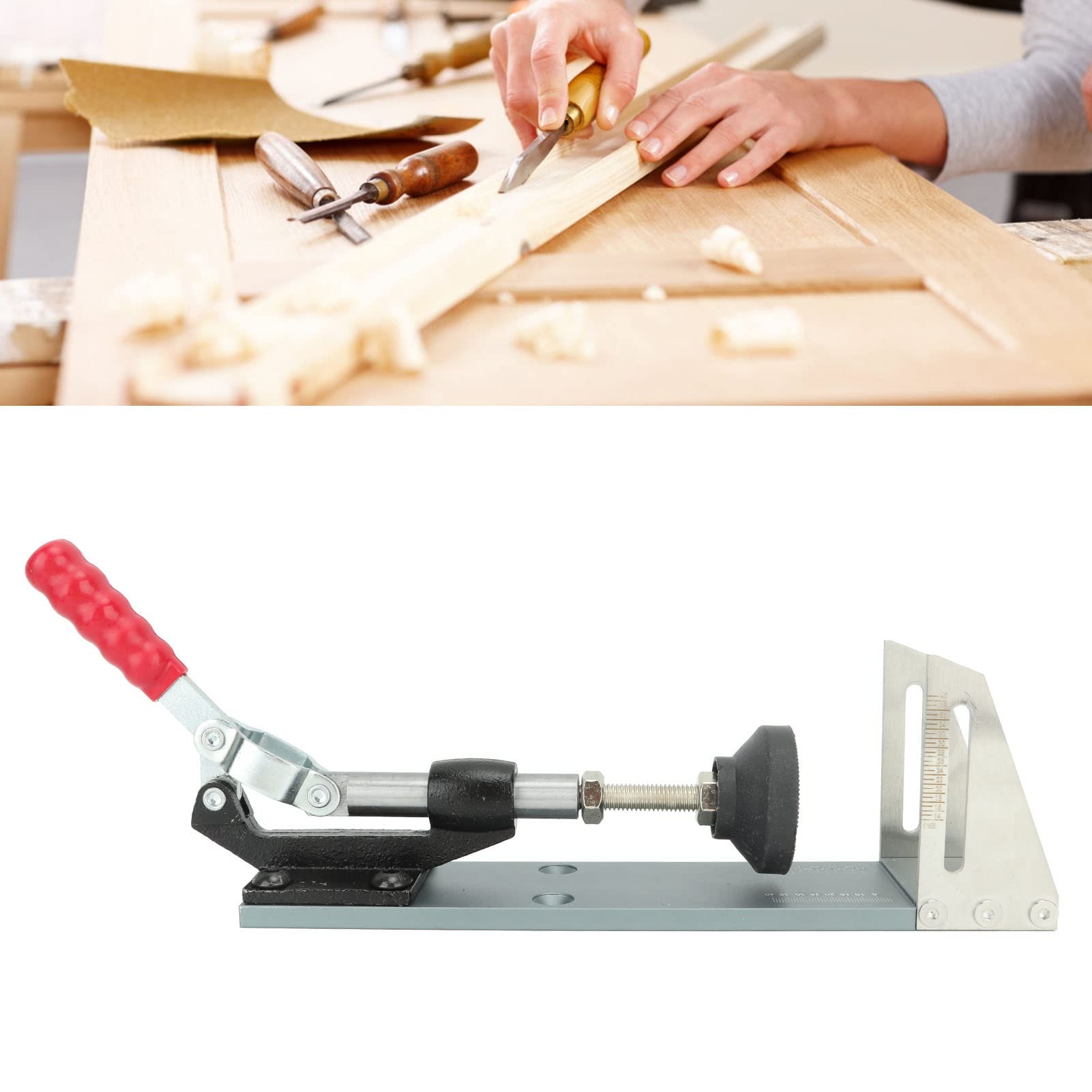 Kit de afilador de cuchillas para cortacésped para cuchillas estándar y rectas, aleación de aluminio de primera calidad y acero inoxidable, diseño portátil, afilado