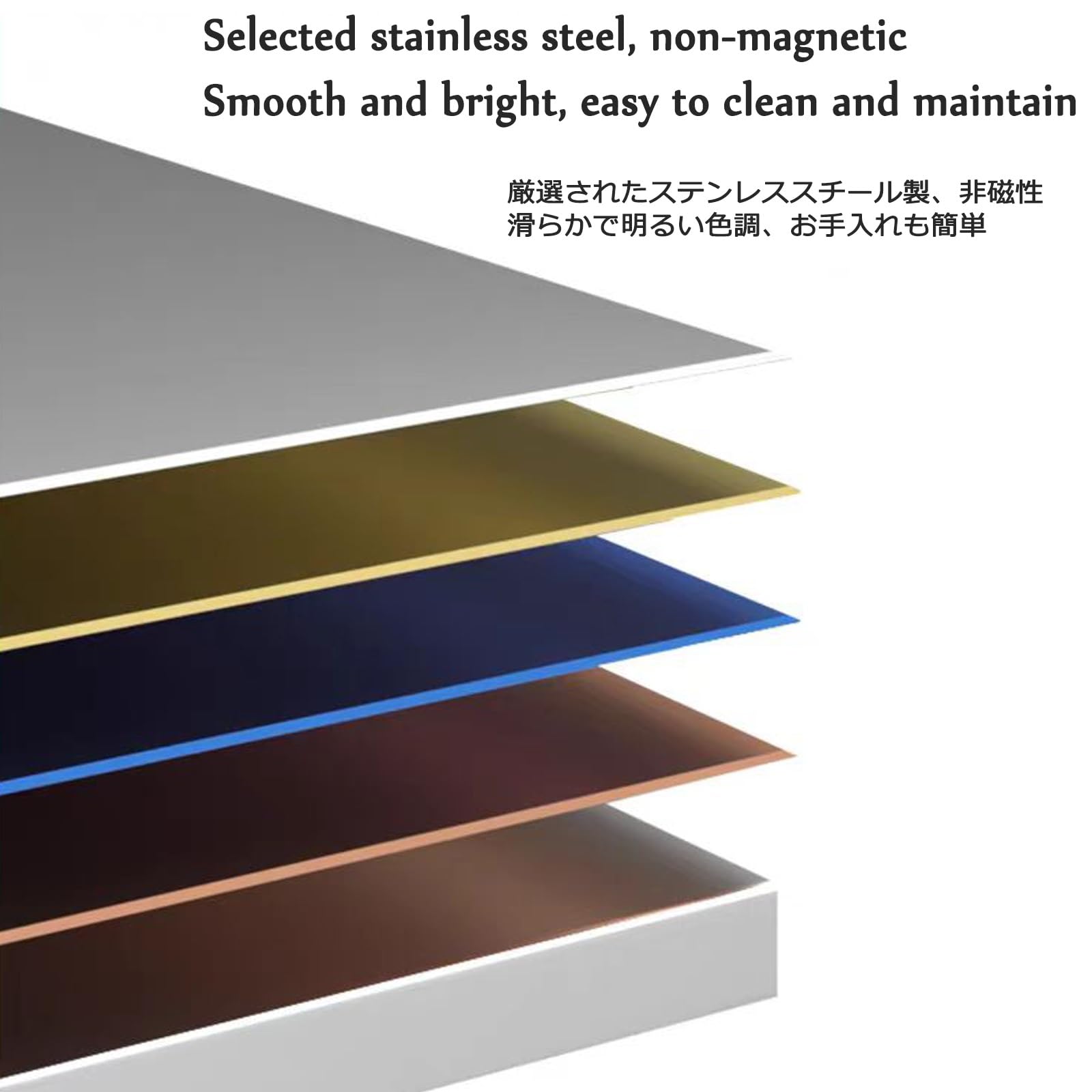 Tavolo da Preparazione, Tavolo da Preparazione per cucine Professionali in Acciaio Inox - Piano di Lavoro a Doppio Strato Resistente, Impermeabile e Facile da Pulire - 130x40x80 cm (51,1x15,