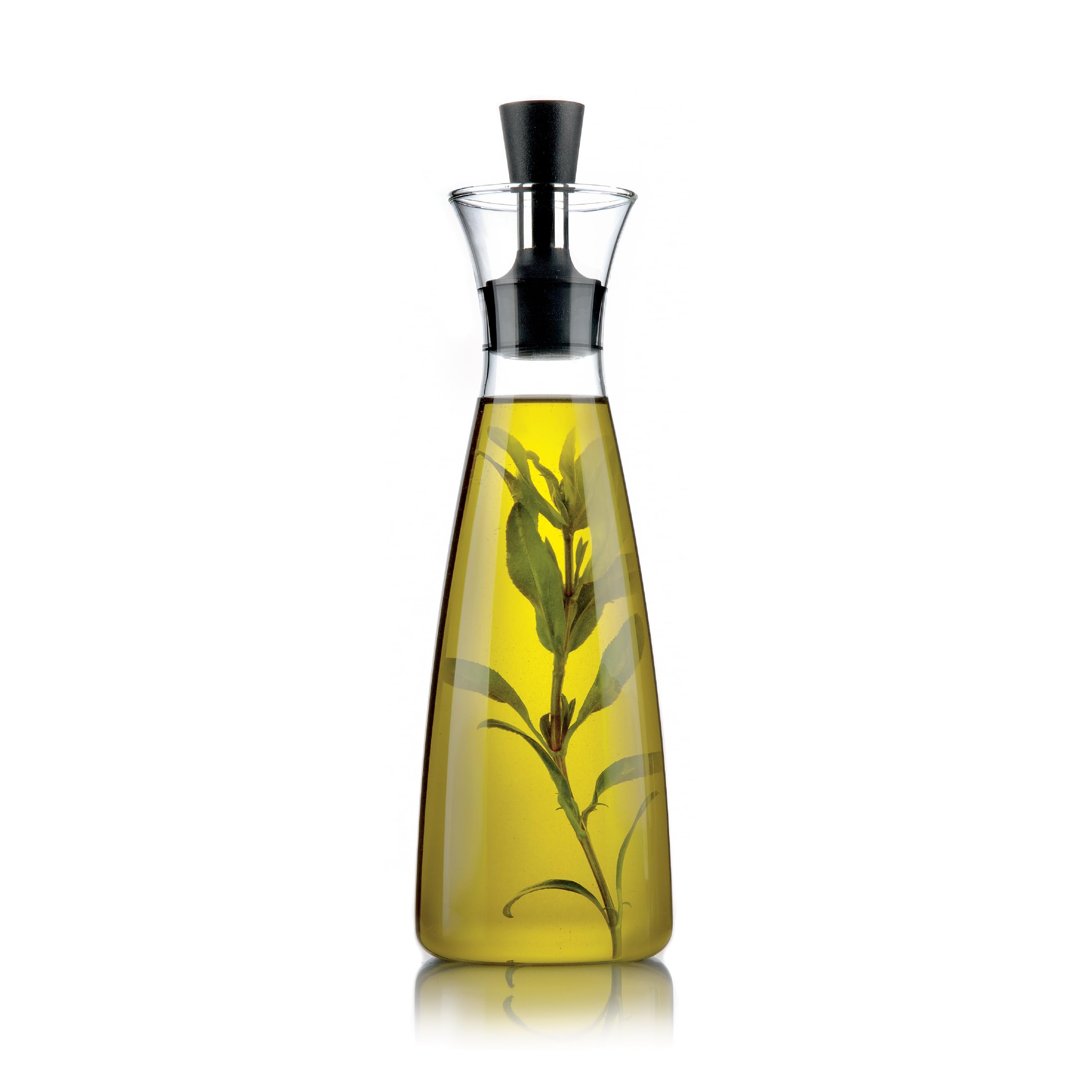 Eva Solo | Oil/Vinegar Carafe 0.5L | Drip-Free – no Oil or Dressing on The Table | Oilflask & Dressing Shaker | Danish Design, Functionality & Quality