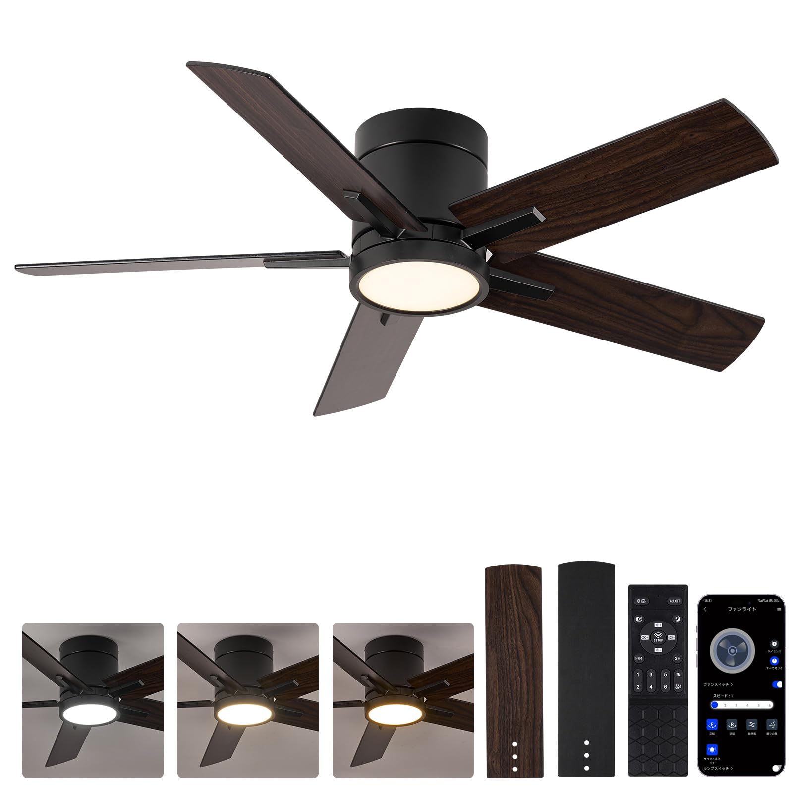 Amazon | 【節電対策-5年保証】XiGLOW シーリングファンライト 8-10畳