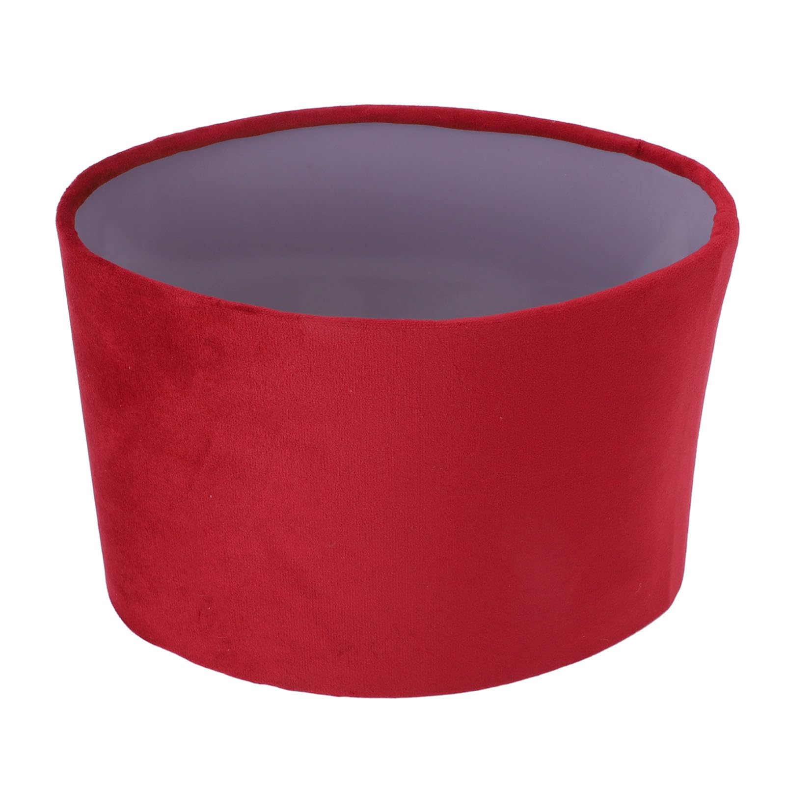 Pantalla Ovalada de Luz Suave E27 E14 Lámpara Moderna Universal, Iluminación Decorativa para Lámpara de Mesa y Piso rojo
