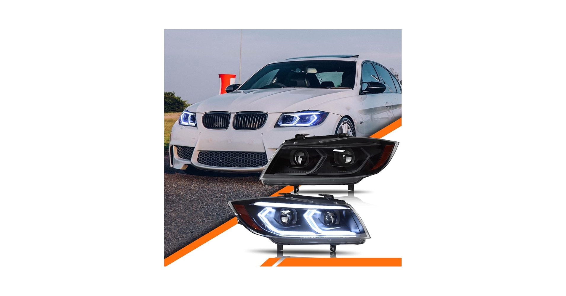 BMW E90 前期ヘッドランプ Amazon | YHY LED ヘッドライト BMW E90 E91 328/335/3 シリーズ