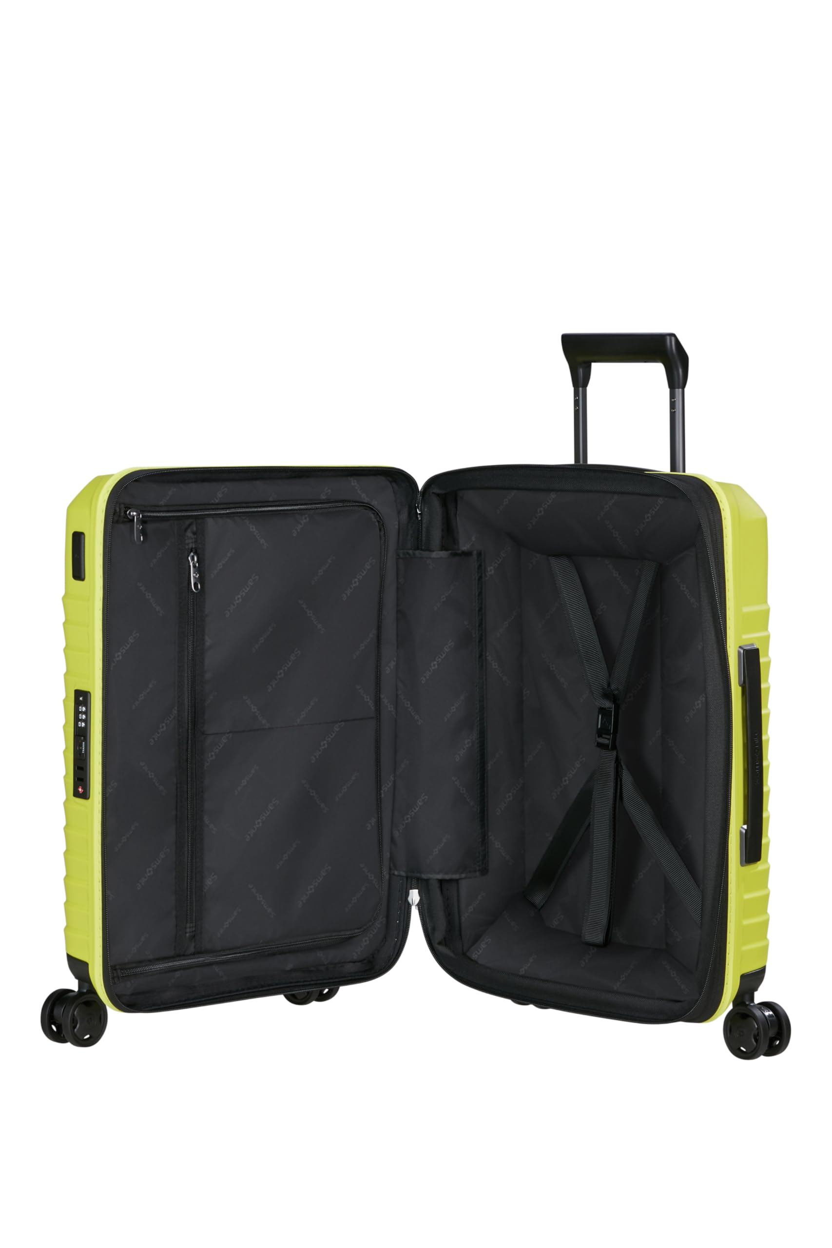 Samsonite Intuo - Spinner S, Explable Hand -off, 55 cm, 39/45 L, dimensioni (lime)