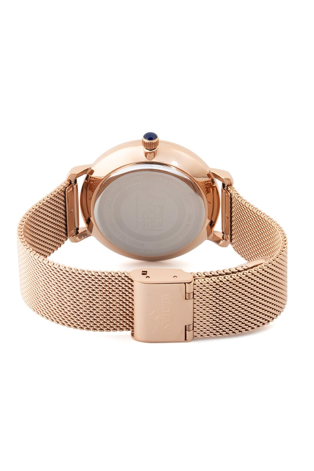 Invicta Angel Lady 38mm Stainless Steel Rose Gold Silver dial PC21J Quartz