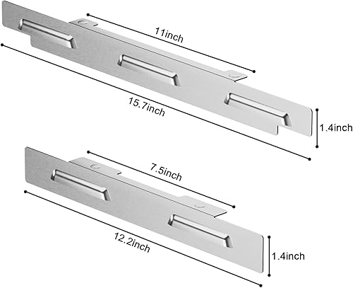 Miniatura 3 de HOXHA Protectores de viento para accesorios de parrilla de 28 pulgadas, pantallas de viento magnéticas, ajuste con capucha, taza de grasa trasera y