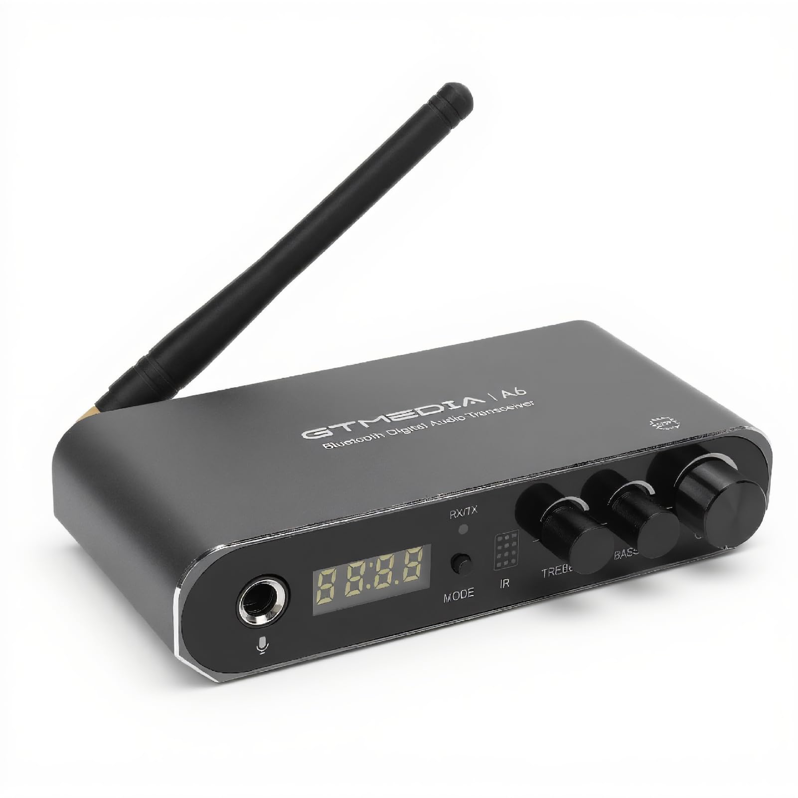 Sxhlseller Récepteur Bluetooth 5.1 pour Home Stéréo, Adaptateur Audio à Faible Latence et HD, Récepteur D'émetteur Bluetooth de Musique sans Fil HiFi avec RC A Coaxial AUX 3,5 Mm, Contrôle
