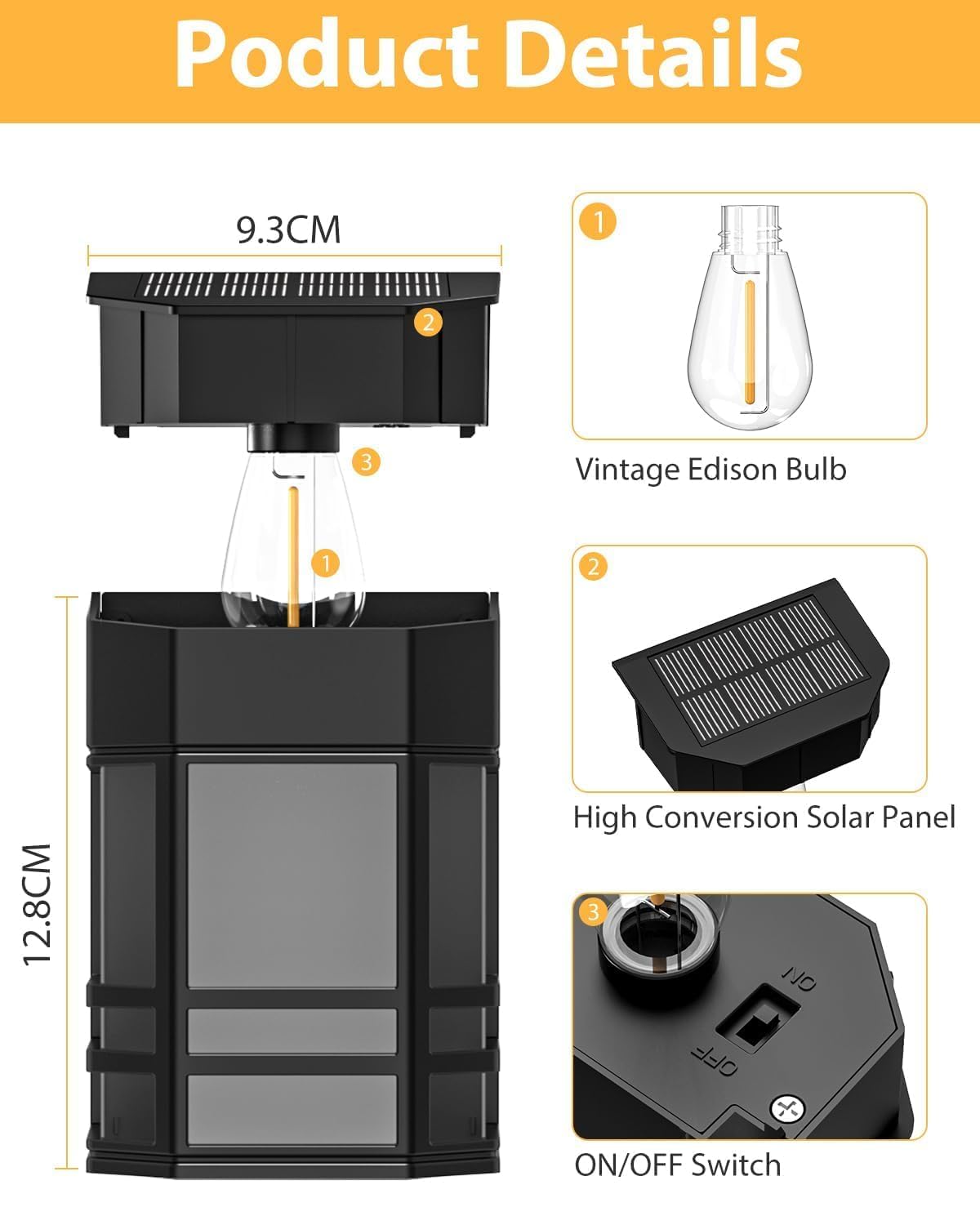 Woolmug Zonnelampen voor buiten, 2 stuks, wandlamp op zonne-energie, voor buiten, tuin, IP65 waterdicht, ledlampen op zonne-energie voor buiten, muur, zonnelamp voor omheining, garage, veranda Woolmug Zonnelampen voor buiten, 2 stuks, wandlamp op zonne-energie, voor buiten, tuin, IP65 waterdicht, ledlampen op zonne-energie voor buiten, muur, zonnelamp voor omheining, garage, veranda