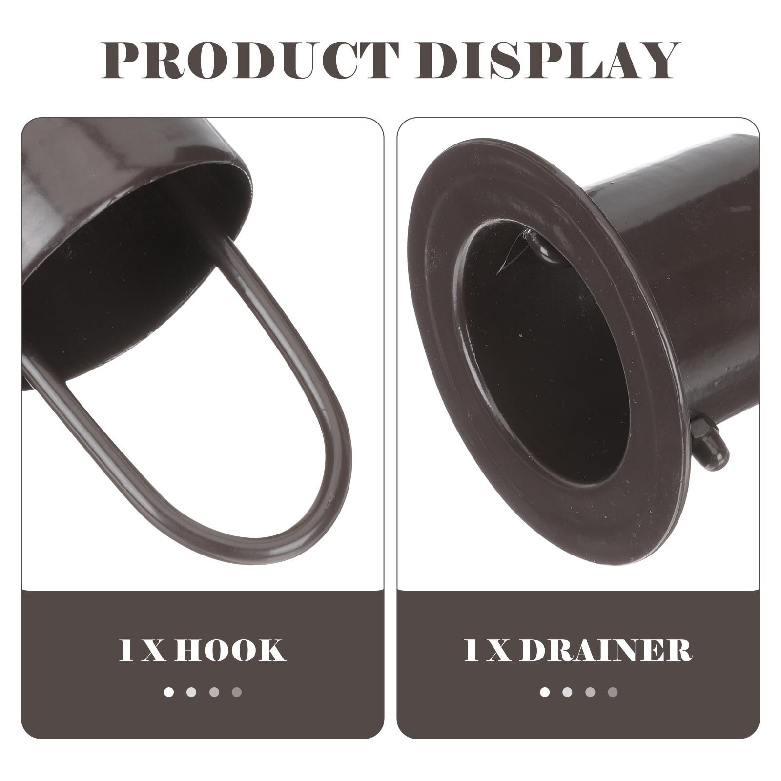Operitacx Ganci di Installazione in Alluminio 4.72x3.54x3.54 Pollici Kit Adattatore per Catena Pluviale per Grondaia