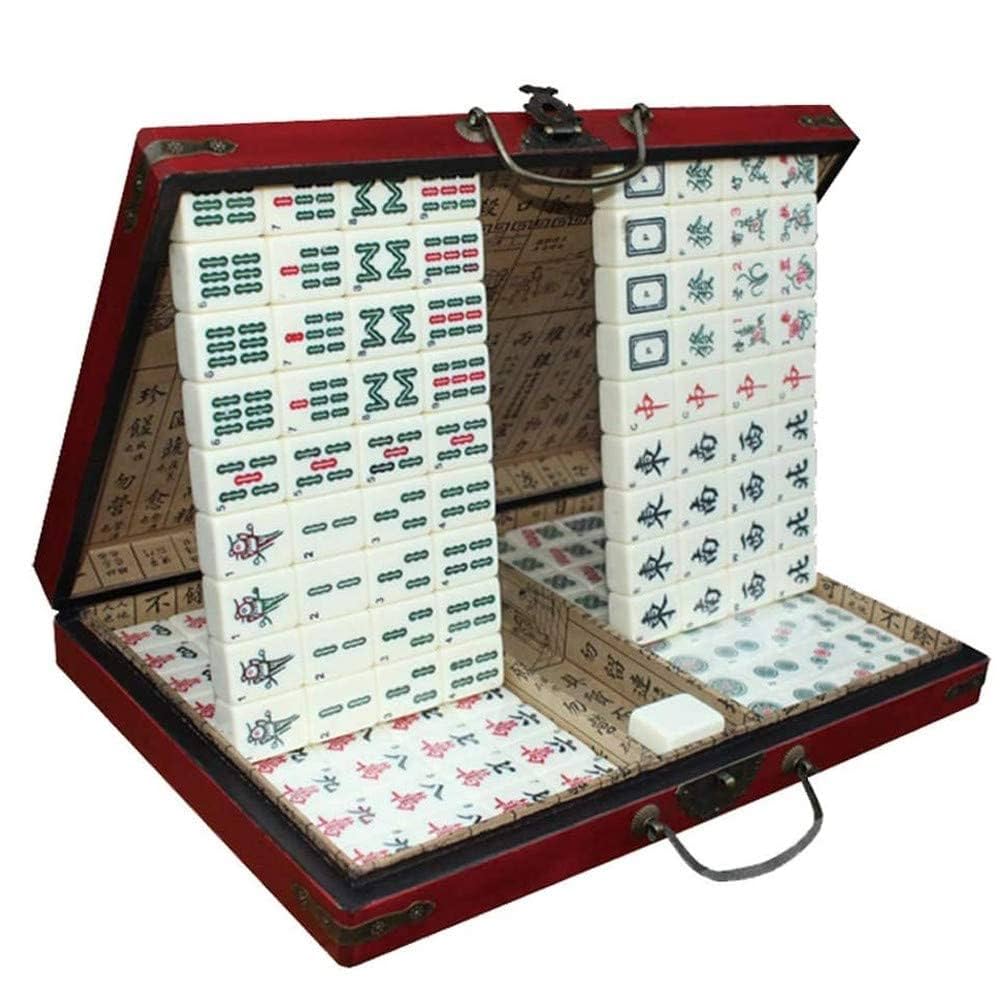 144 Tiles Chinese Mahjong Set with Manual in English