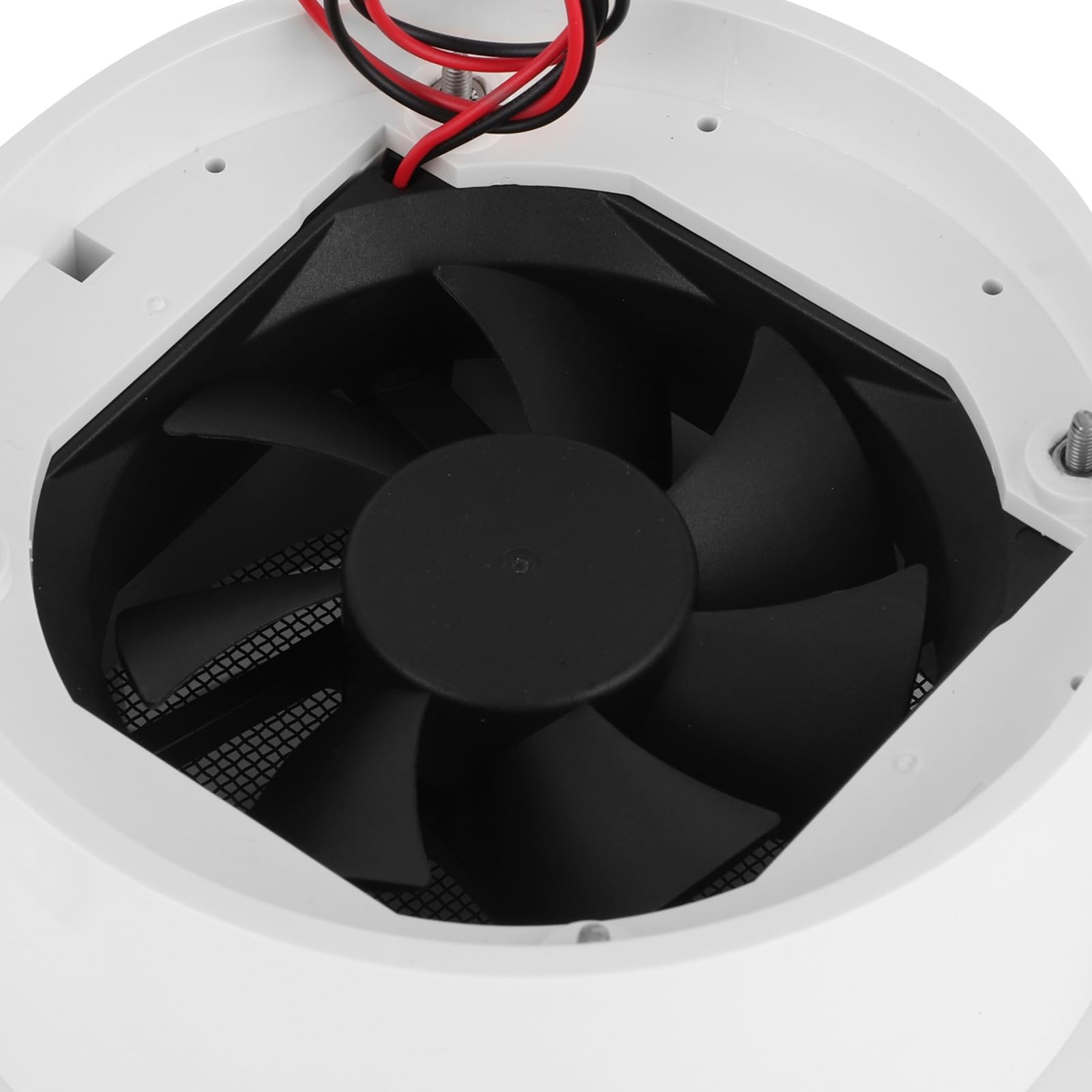 Jiawu Extractor de Aire, 12 V 200 CFM Fuerte Viento Silencioso Funcionamiento RV Ventilador, Ventilador Silencioso con Filtro a Prueba de Polvo a Prueba de Insectos para RV Barco Hogar Baño Cocina