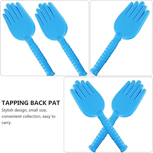 Miniatura 2 de EXCEART 1 unids Masaje de mano Knock Hammer Shape Clap Beating Stick- Cinco dedos forma cuerpo palmaditas martillo masajeador Pat Masaje palos de