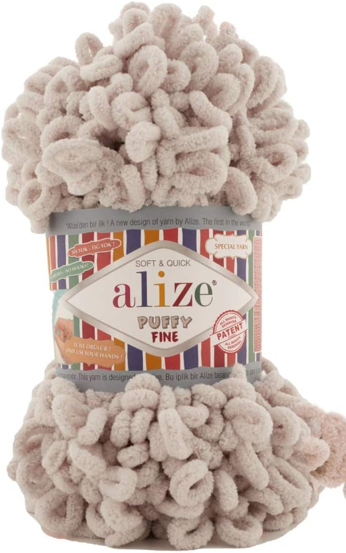 Alize Puffy Fine Baby Blanket Small Loop 100% Micropolyester
