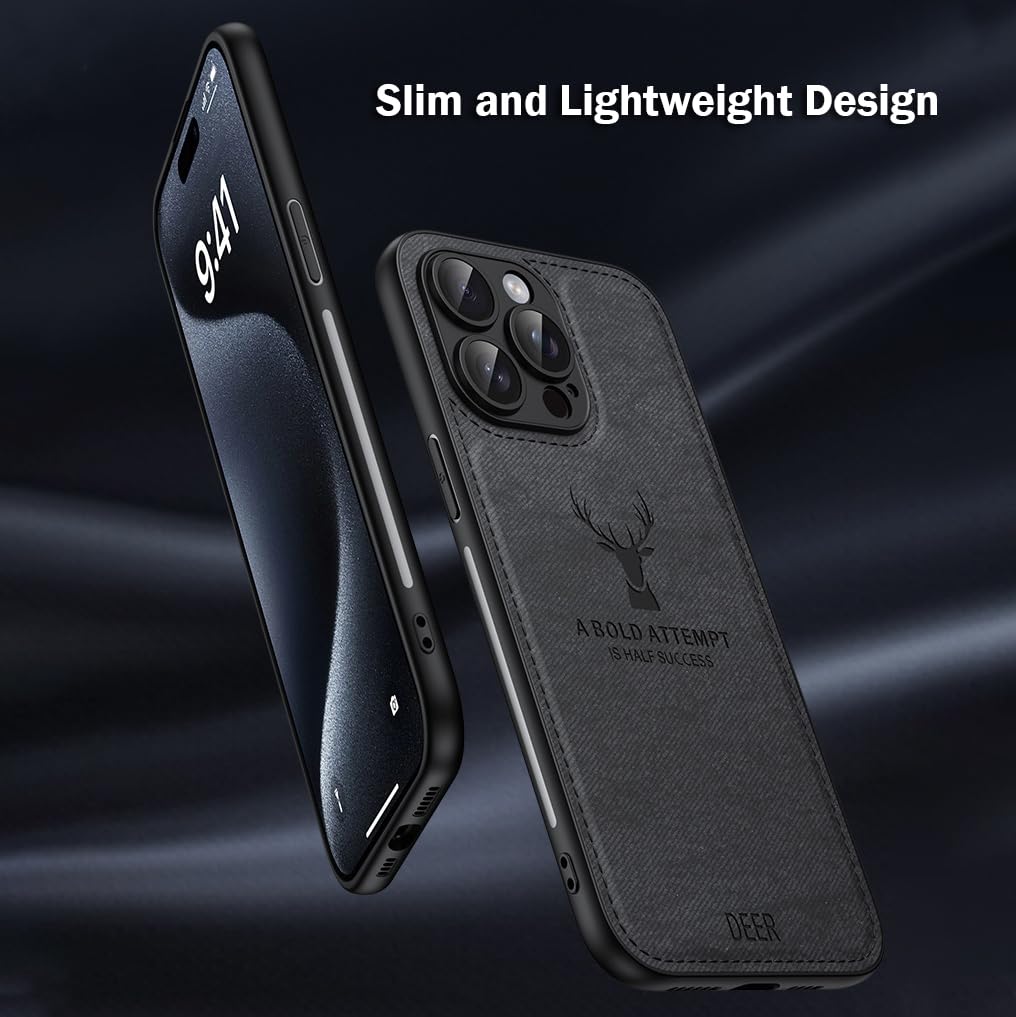 Custodia Per Telefono Cervo In Pelle Retrò Per Apple IPhone 17 - Foto 4