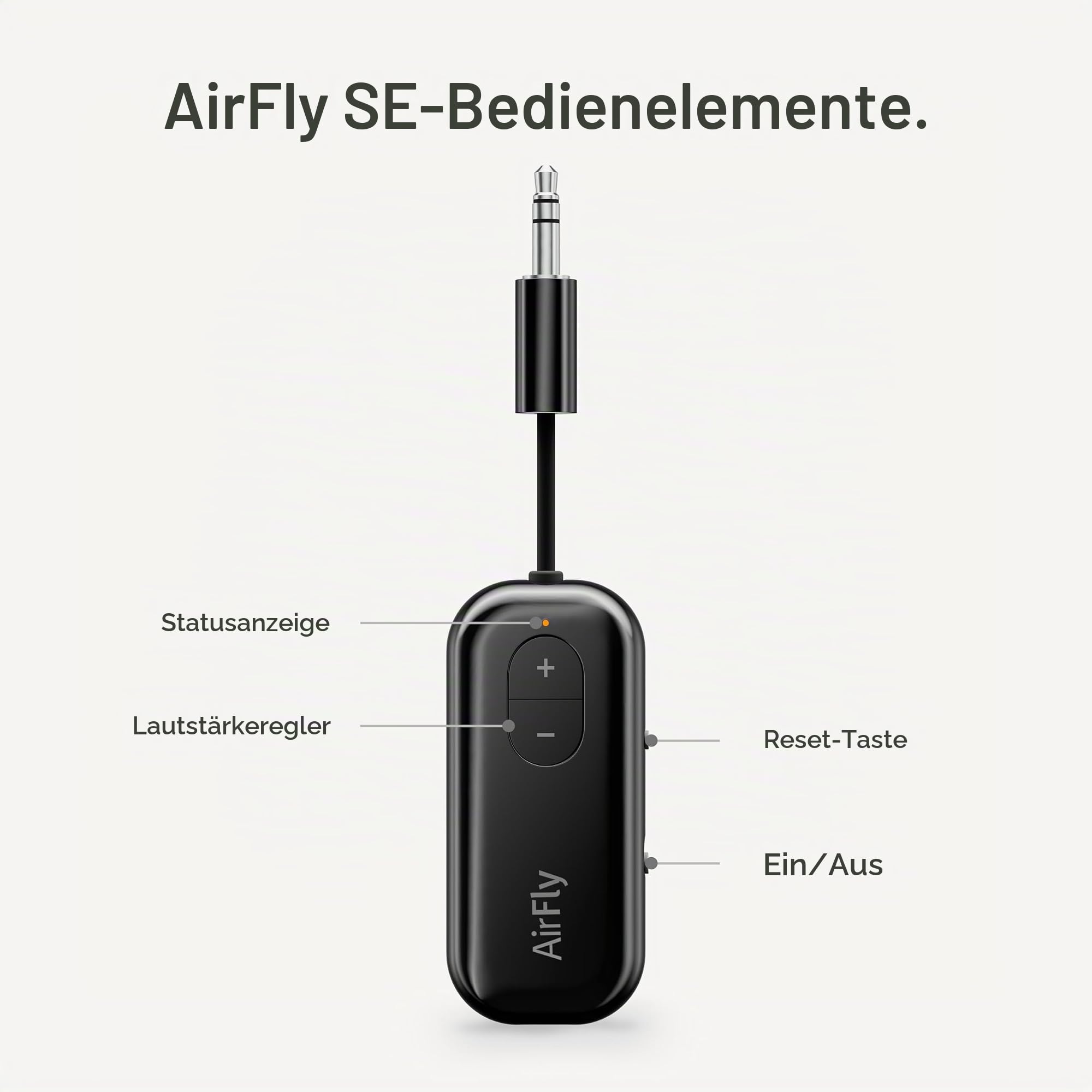 Twelve South AirFly SE Bluetooth Wireless Audio Transmitter für AirPods/Wireless oder Noise Cancelling Kopfhörer; Verwendung mit jeder 3 – Bild 6