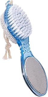 VEGA 4 In 1 Foot Pedicure Brush, Pumice Stone, Scrubber & File For Soft Care-picture-22