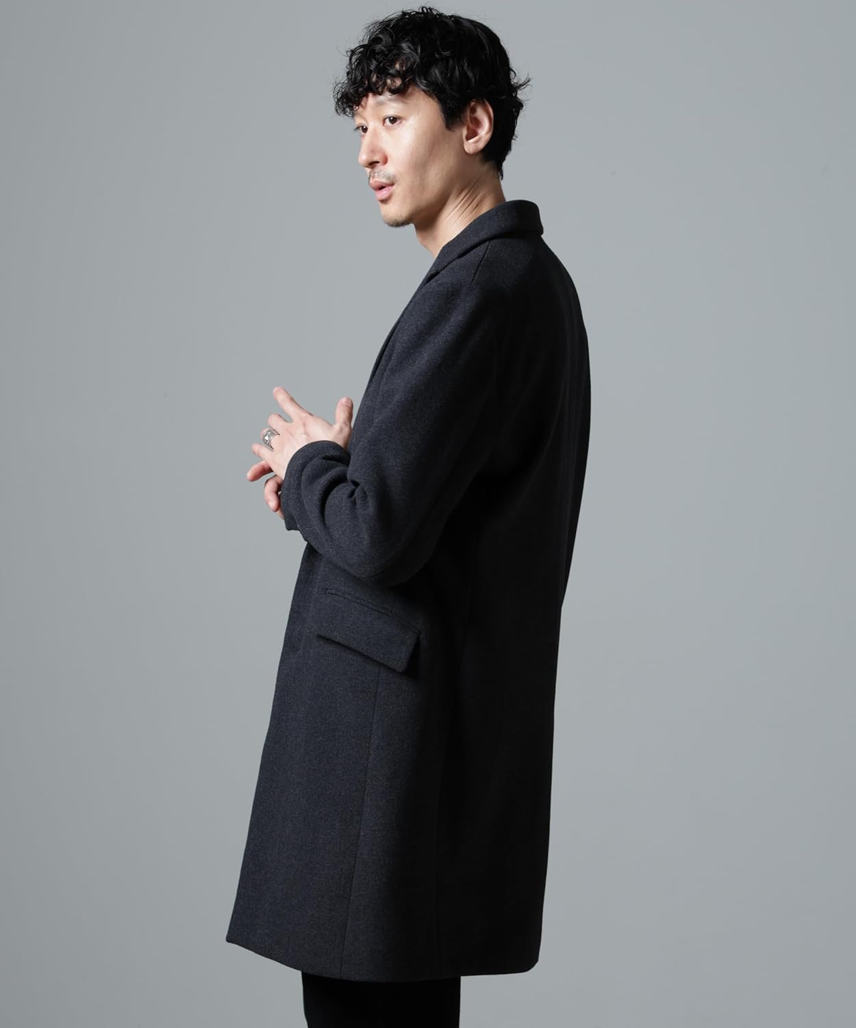 ナノユニバース nano・universe チェスターコート コットンナイロンツイルチェスターコート | ナノユニバース(NANO