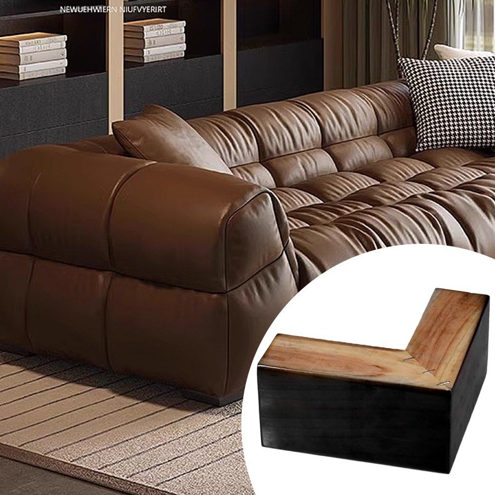 Patas De Madera para Muebles, 4 Piezas, Patas De Mesa En Forma De L, Patas De Sofá De Madera De Repuesto para Sofá, Tocador, Armario, Mesa.