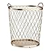 Goldfarbener Metallkorb (1 Stück) (31 x 54,7 x 46,5 cm)