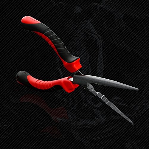 Alicate de pesca, Andoer Alicate de pesca portátil Removedor de isca de peixe tesoura cortador de li