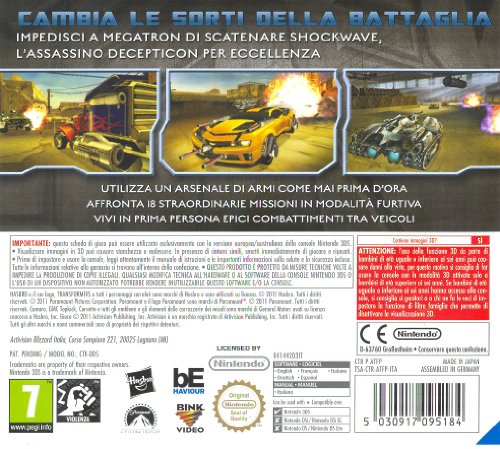 Transformers 3 3DS jeu de tir et de course robotique - 2