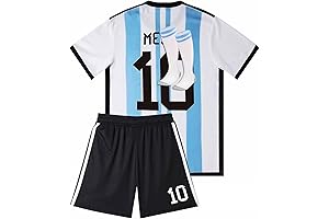 Youth Soccer Jersey Kids Football Shirt Kit for Boys & Girls