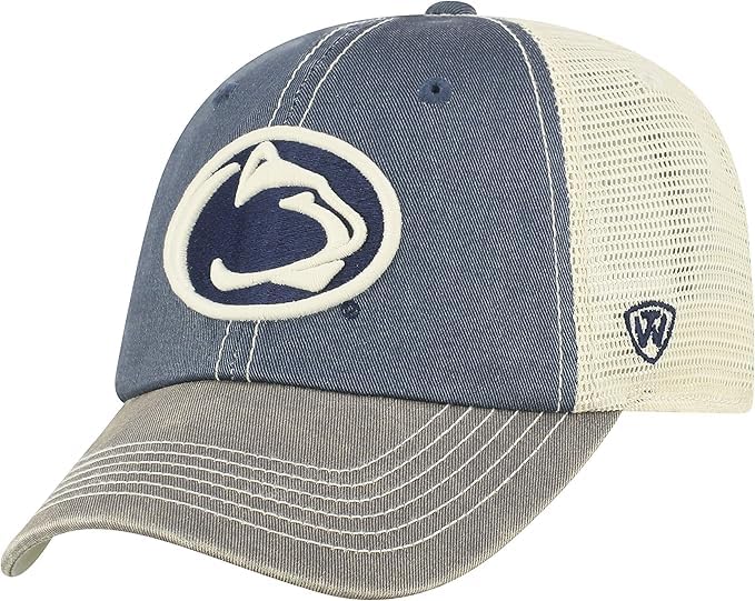 Collegiate Mesh Offroad Adjustable Hats, Penn State, One size