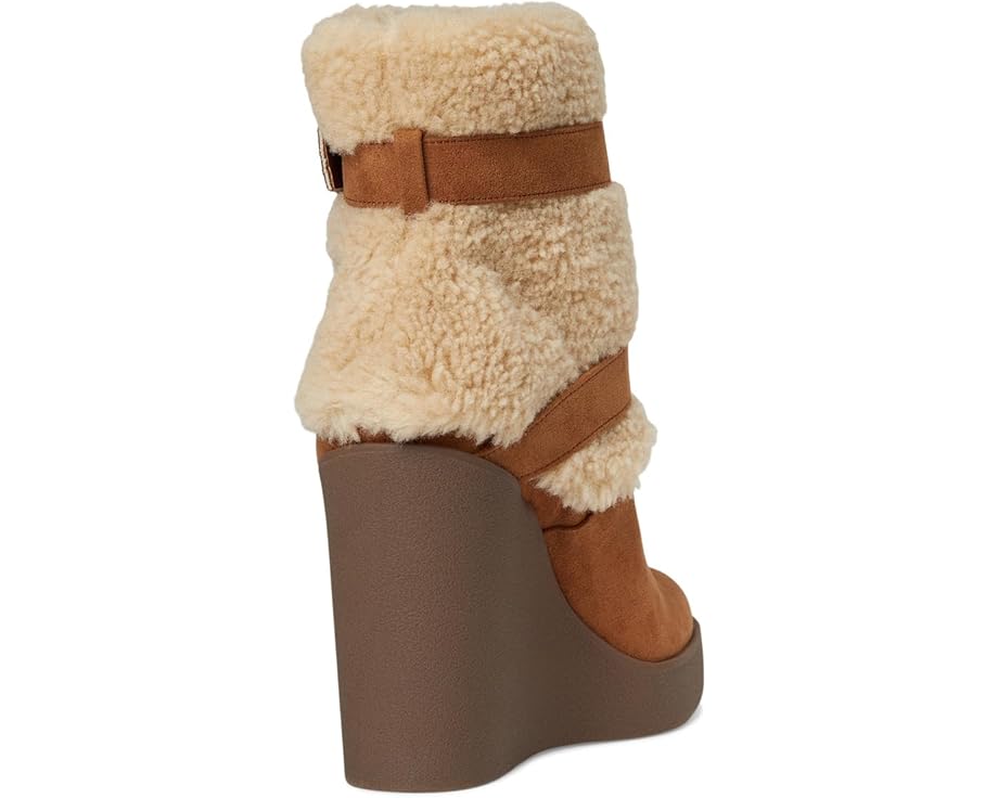 Jessica Simpson Meztyn Shearling Wedge Bootie - Back View