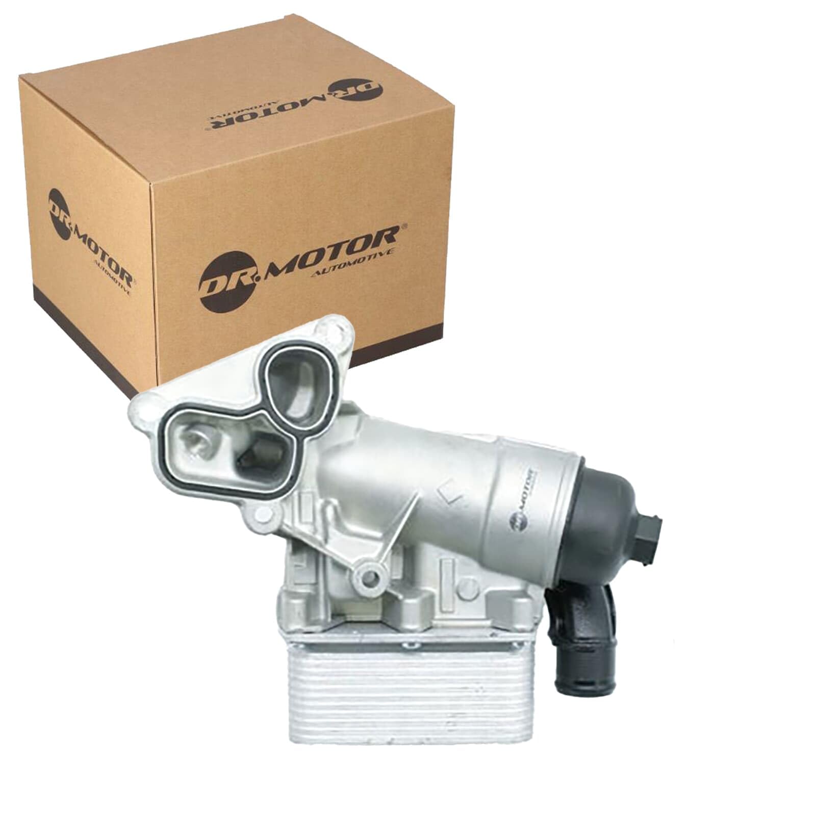 DR.MOTOR AUTOMOTIVE DRM181003S Caja del filtro de aceite Compatible con RENAULT Master 3 Caja/Chasis EV, HV, UV Master 3 Autobús JV Master 3 Furgón FV, OPEL Movano B Furgón X62 Vivaro A Combi X83
