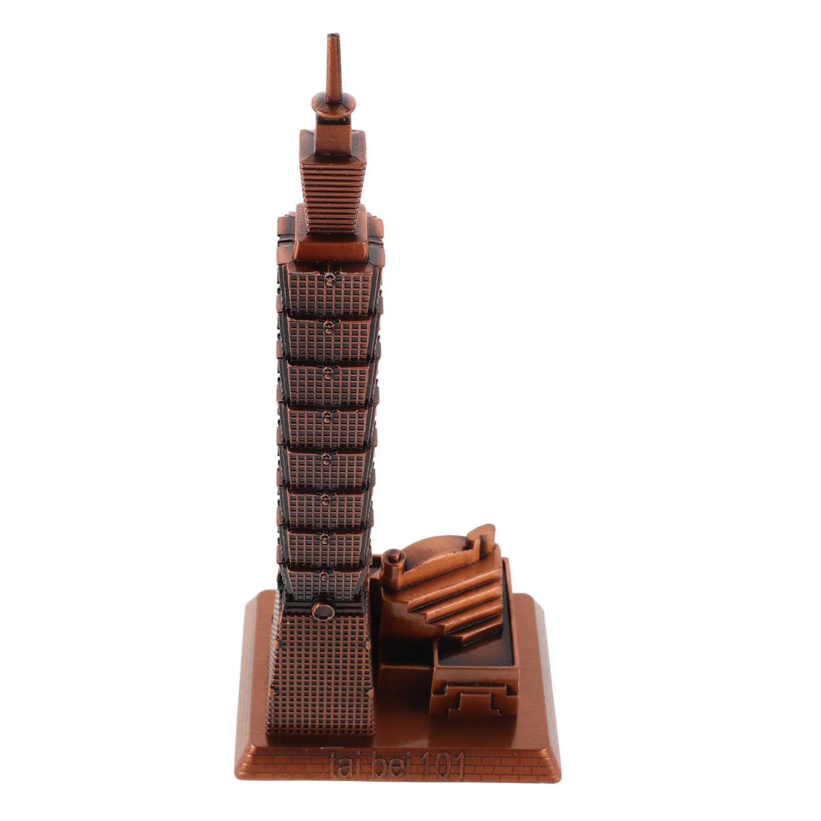 Modelo decorativo de Taipei 101 de aleación para solucionar espacios vacíos