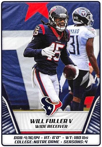 Miniatura 1 de 2019 NFL Football Panini Album Sticker #167 Will Fuller V Houston Texans (2 inches Wide X 2 1/4 Inch Tall Individual Album Sticker)