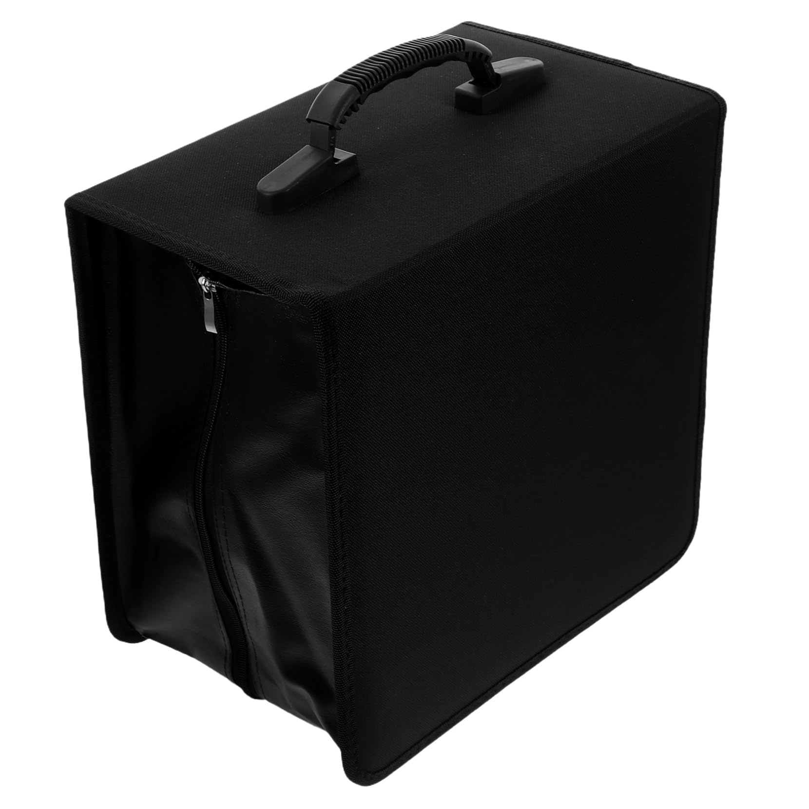 TOPBATHY Porta CD per Auto in Pu con Maniglia Custodia per CD e Dvd Grande capacità per Dischi Protezione da Graffi per Viaggi e Stoccaggio
