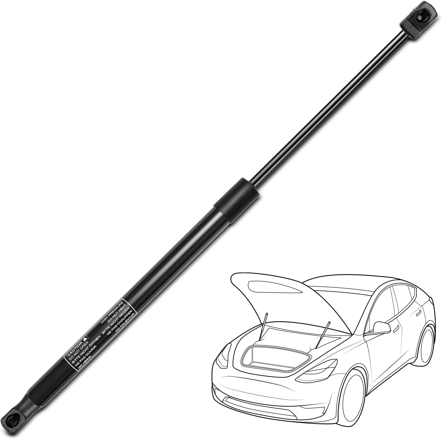 YHTAUTO 1PC Front Hood Lift Support Struts Gas Spring Shocks Replacement for Kia Optima 2011 2012 2013 2014 2015