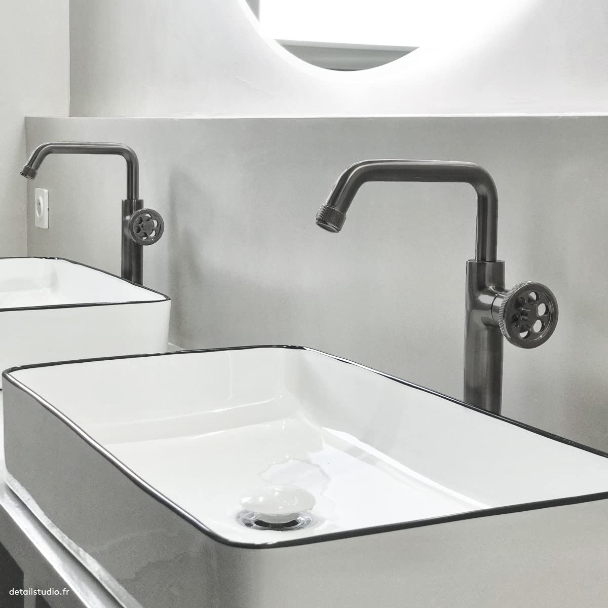 Essebagno 9017695 Indus bateria umywalkowa wysoka, metalowa