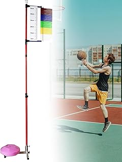 DISHENGZHEN Vertical Jump Tester, 1.2m-3.5m Feet Jump Measurement Tester with Stable Base Standing, High Jump Training Equipment Basketball Volleyball Spike Coach Challenger