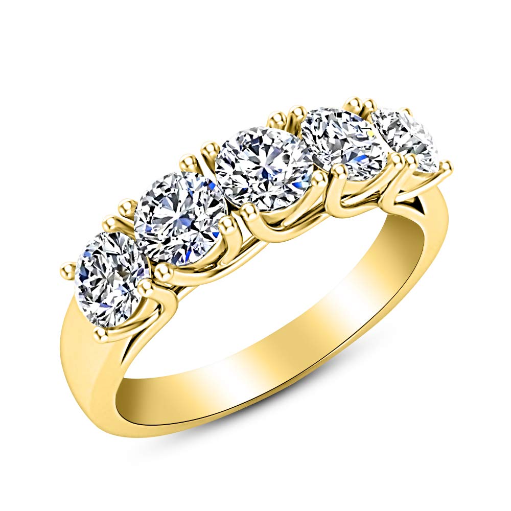 Houston Diamond Five Stone Ring