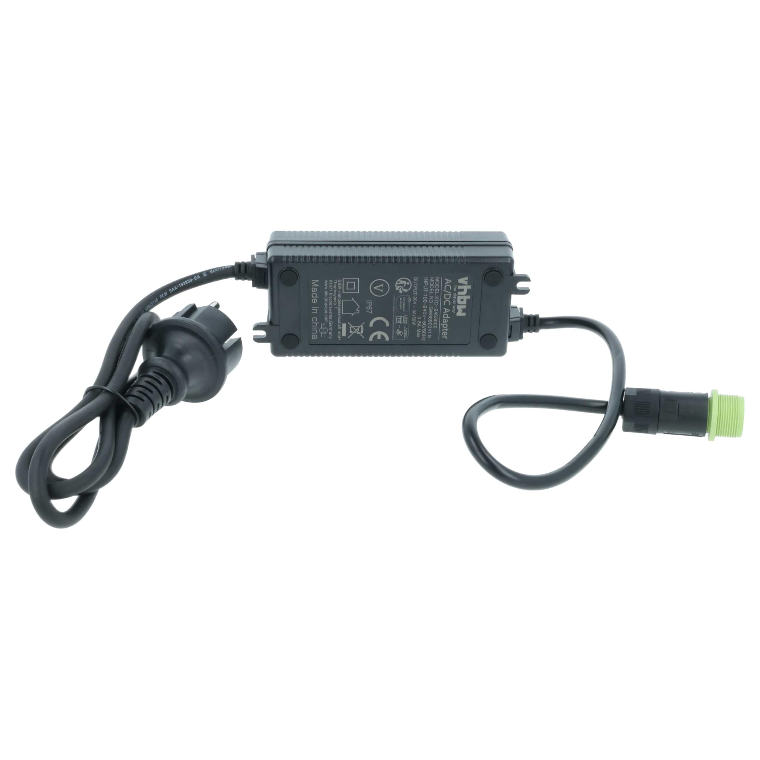 Chargeur Remplacement pour Worx WA3751 WA3775 WA3762 Batterie Robot Tondeuse