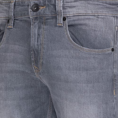 Image of Spykar Men's Slim Fit Low Rise Casual Jeans