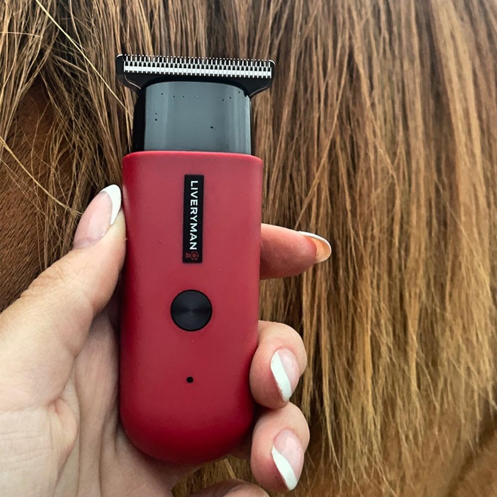 Liveryman Cortadora de Pelo Robin, Recortadora Ligera, Ideal para Cabeza, Oreja, Cara y Cuerpo, Silenciosa y con Vibraciones Mínimas, Unisex-Adultos